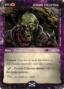 karta: Zombi Ukletija